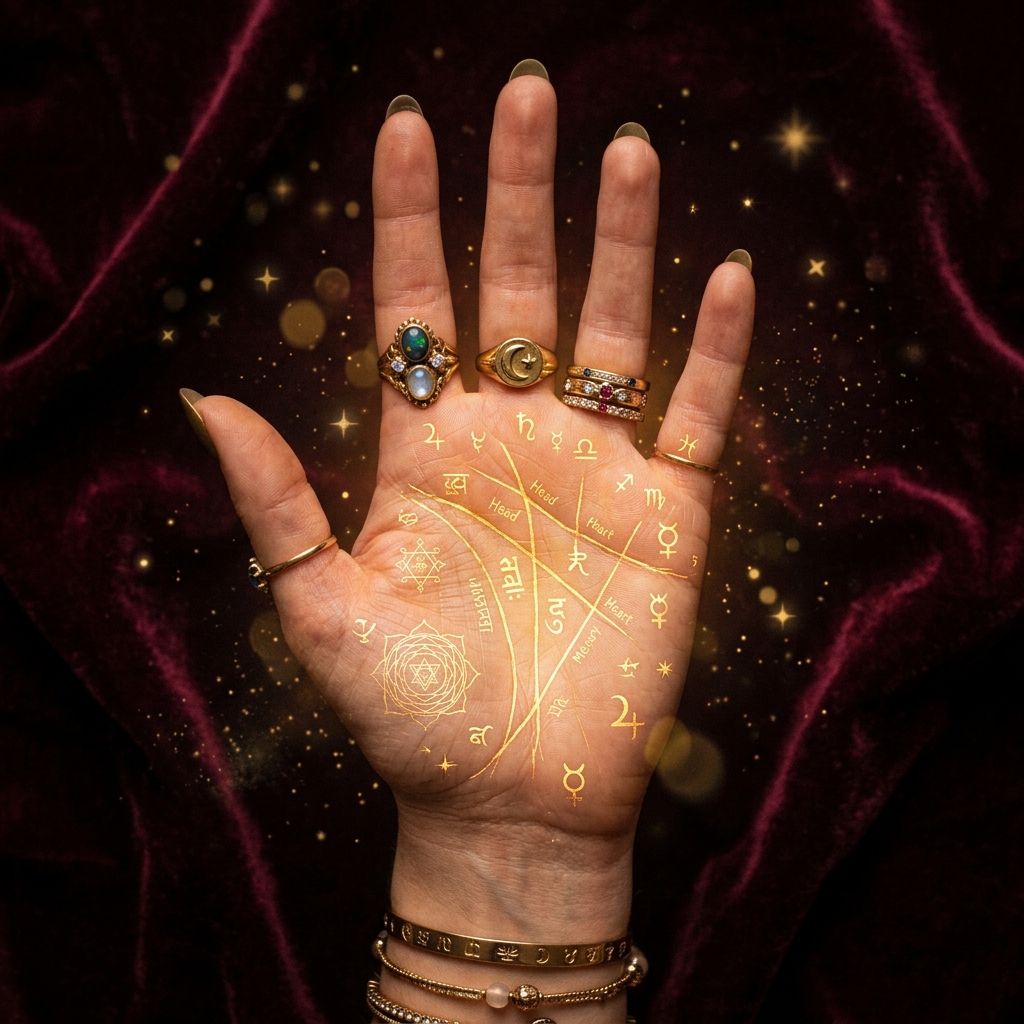 Horoscope Reading Yantra Hand